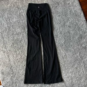 Black flare lulu lemon leggings